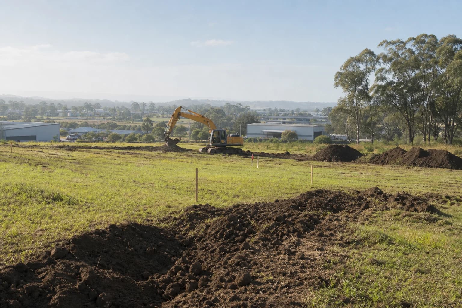 Civil Contractor in Yallah and Shellharbour for Site Preparation and Drainage