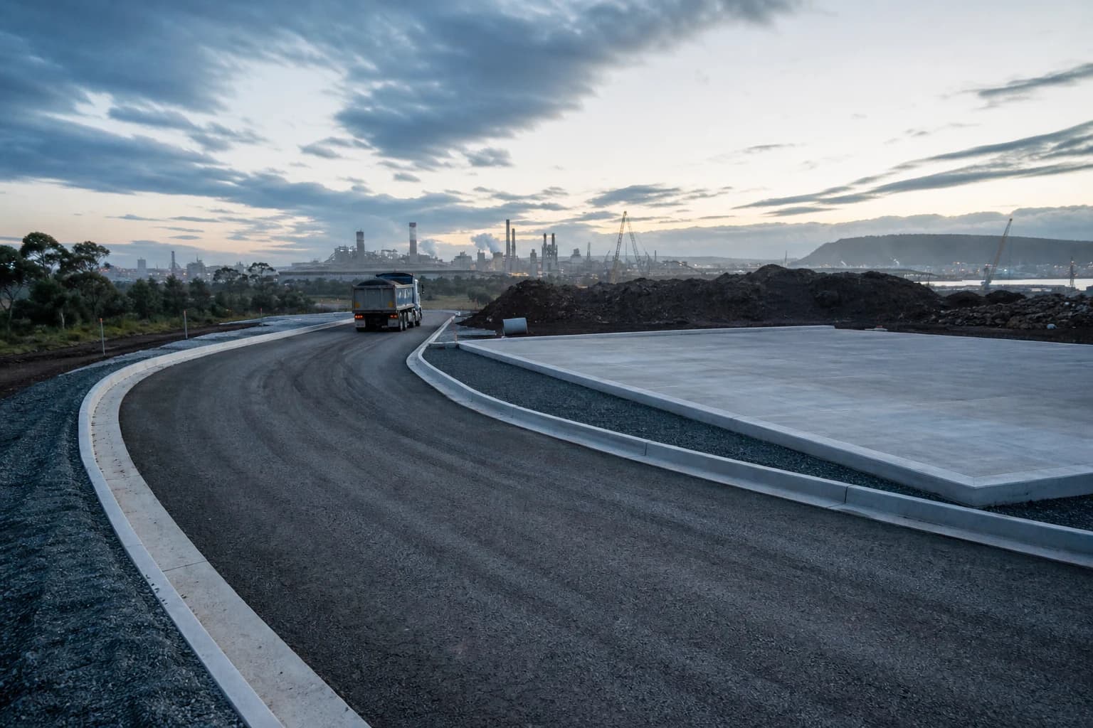 Port Kembla Civil Works: Access Roads, Hardstands and Utility Interfaces